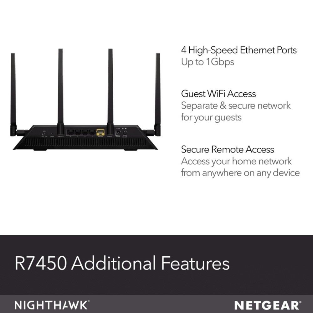 NETGEAR AC1750 DUALBAND Smart Wi-Fi Router - Picture 6 of 15